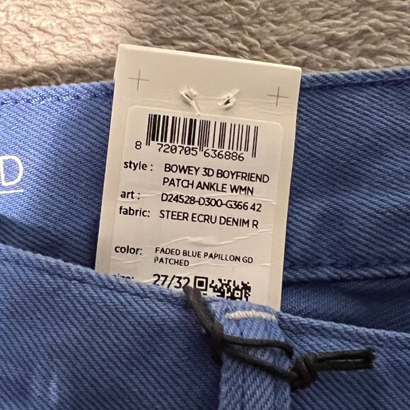 G-Star women's jeans 27L32 washed blue boyfriend new with tags - Picture 4 of 16